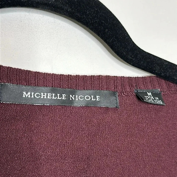 Ladies Leopard Turquoise/Brown Cardigan w/Jeweled Neckline Sz M Excellent Cond - Picture 6 of 7